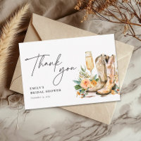 Stiefel und Bubbly Western Brautparty