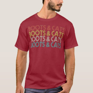 Stiefel und Katzen - Lustiges Haus Techno T-Shirt