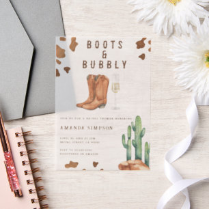 Stiefel und Sprudel Western Rodeo Brautparty