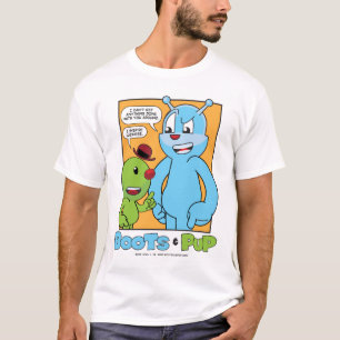 Stiefel und Welpe - Trägheits-T-Shirt T-Shirt