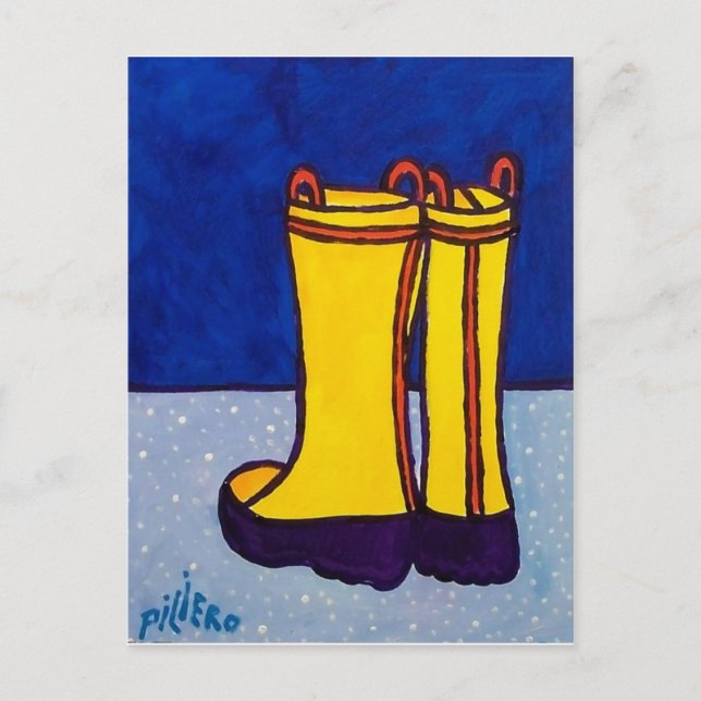 Stiefel von Piliero Postkarte (Vorderseite)