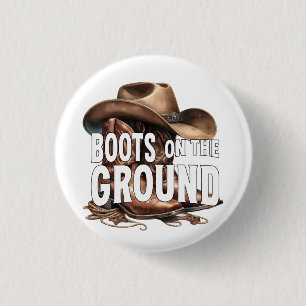 Stiefel vor Ort: Landbewohner Button
