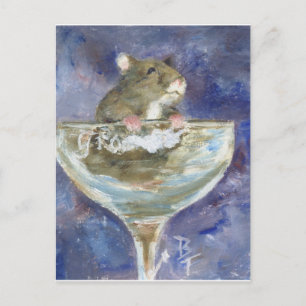 Stiefel Zwerghamster Postkarte