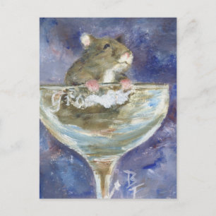 Stiefel Zwerghamster Postkarte