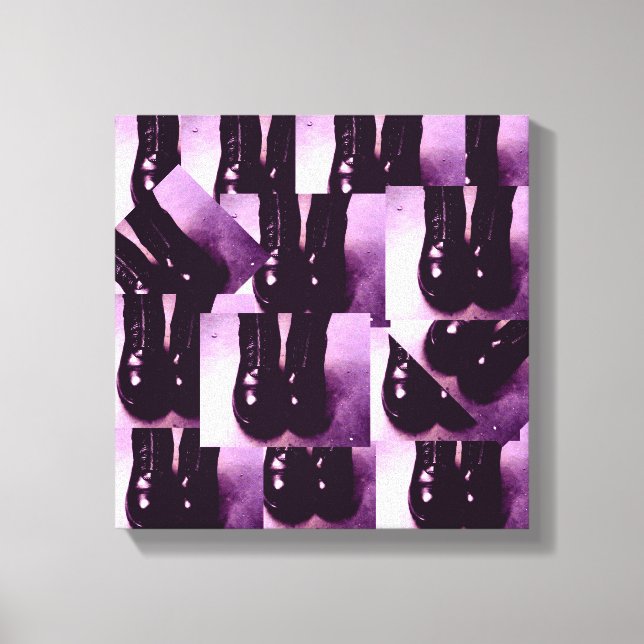 Stiefelgebet Leinwanddruck (Vorderseite)