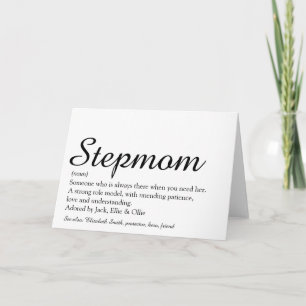 Stiefmutter Definitions-Script Karte