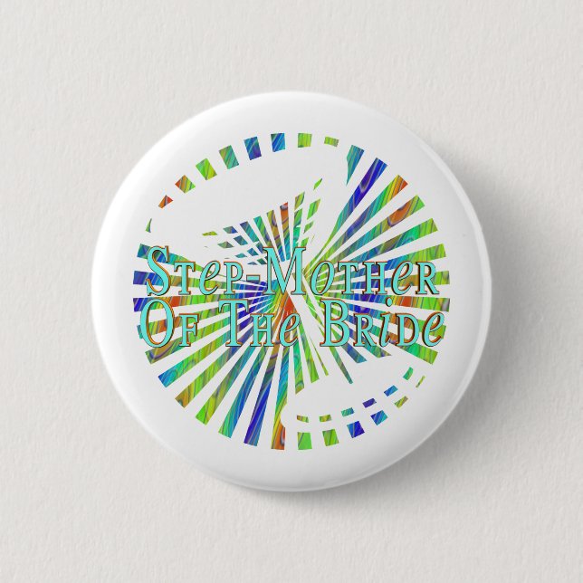 Stiefmutter des Braut-Knopfes Button (Vorderseite)