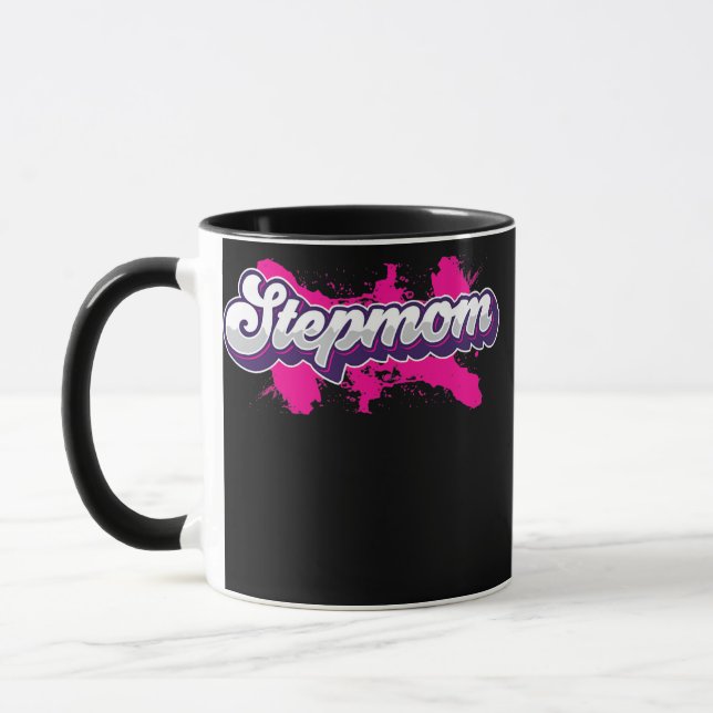 Stiefmutter Stiefmutter Junge Muttertag Mädchen Ma Tasse (Links)