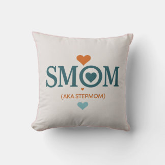 Stiefmutter-Uhr-Geschenk Kissen