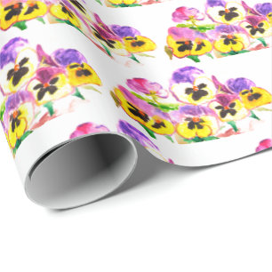 Stiefmütterchen Blumenkohl Blume Pansy Gift Wrap H Geschenkpapier
