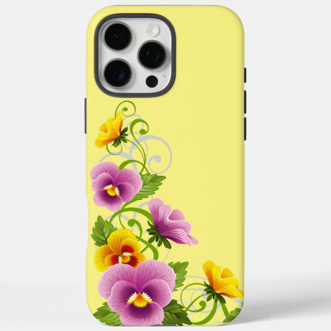 Stiefmütterchen  Case-Mate iPhone hülle (Rückseite)