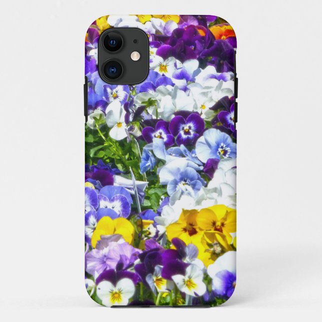 Stiefmütterchen Case-Mate iPhone Hülle (Rückseite)