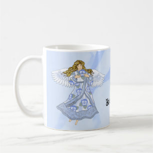 Stiefmütterchen Engel Kaffeetasse