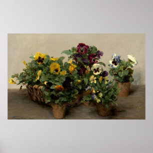 Stiefmütterchen - Henri Fantin-Latour Fine Art Poster