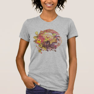 Stiefmütterchen im Vintage-Design T-Shirt