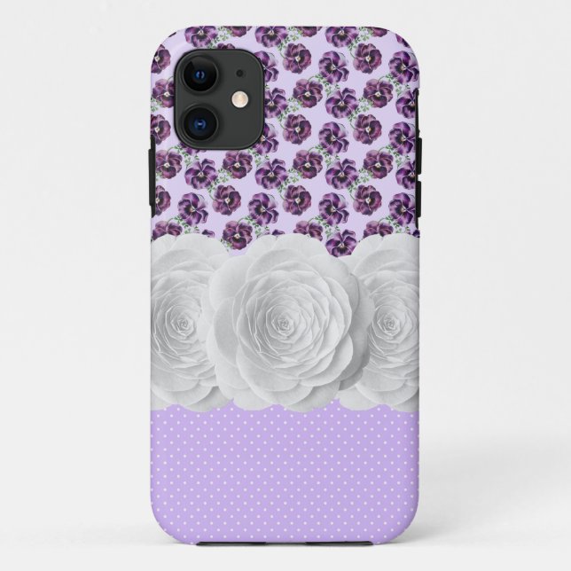 Stiefmütterchen iPhone 5 Fall Case-Mate iPhone Hülle (Rückseite)