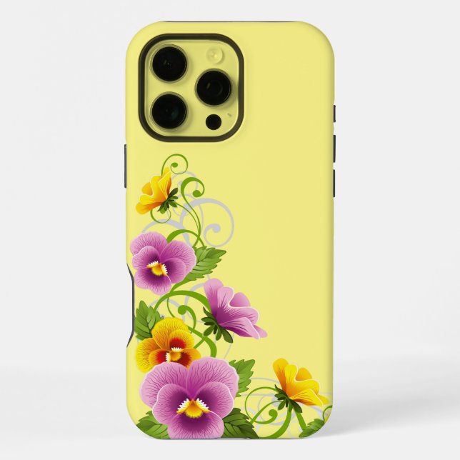 Stiefmütterchen  iPhone hülle (Rückseite)