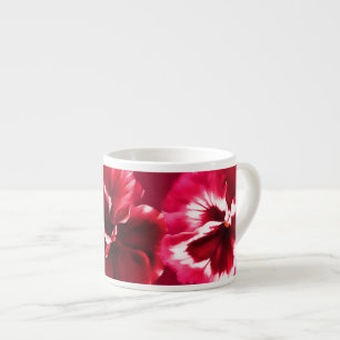 Stiefmütterchen kunstvoll rosa Espresso Tasse