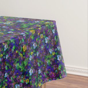 Stiefmütterchen [lila] Tischdecke 52x70 Baumwolle