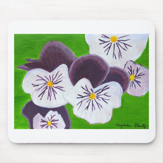 Stiefmütterchen Mousepad (Vorne)