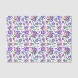 Stiefmütterchen Musterpapier Seidenpapier