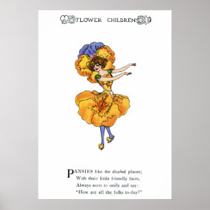 Stiefmütterchen (Pansy) Poster