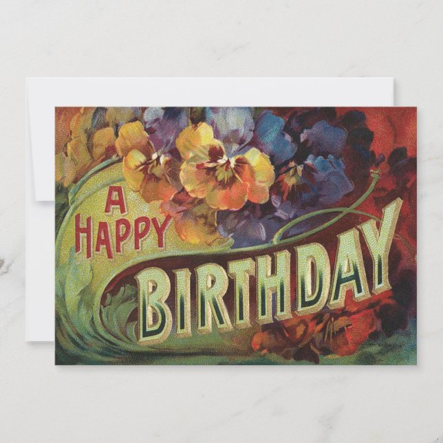 Stiefmütterchen Pansy Rainbow Blume Bloral (Vorderseite)