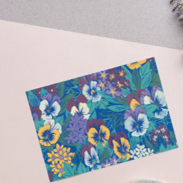 Stiefmütterchen Rechteckiger Aufkleber