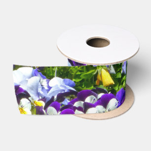Stiefmütterchen Ribbon Satinband