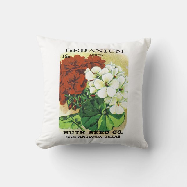 Stiefmütterchen-Samenpackungsetikett Kissen (Vorderseite)