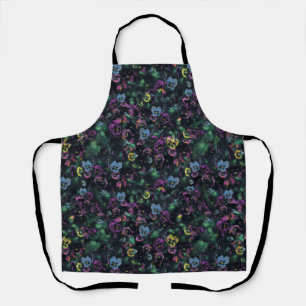 Stiefmütterchen-Schürze (vintage Stil) Schürze