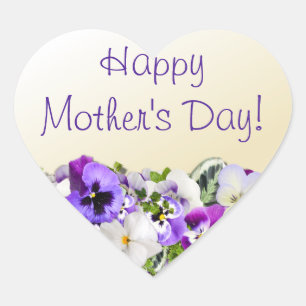 Stiefmütterchen Stickers