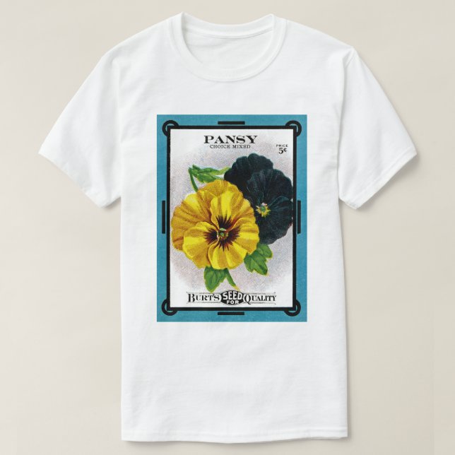 Stiefmütterchen T-Shirt (Design vorne)