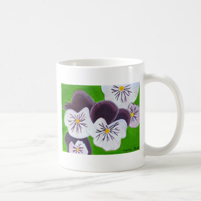 Stiefmütterchen Tasse (Rechts)