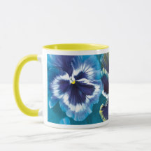 Stiefmütterchen Tasse für Blumenmalerei