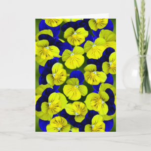 Stiefmütterchen werden bald gesund karte