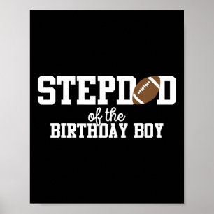 Stiefvater des Fußballliebhabers zum Geburtstag Ju Poster