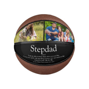 Stiefvater Stiefpapa Definition Lustiges Foto Schw Mini Basketball