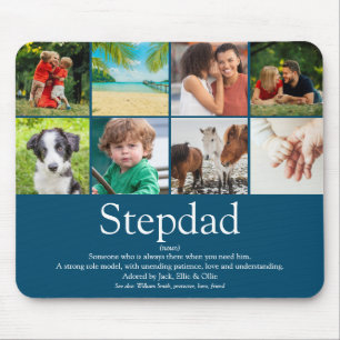 Stiefvater Stiefvater Definition 8 Foto-Spaß Blau Mousepad