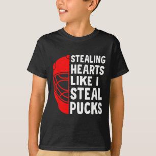 Stiehl Herz wie ich Pucks stehle Valentinstag H T-Shirt