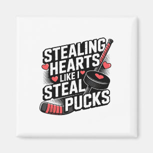Stiehl Herzen wie ich Pucks am Valentinstag Magnet
