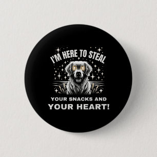 Stiehl Snack und Herz Trick-or-Treat Halloween-Hun Button