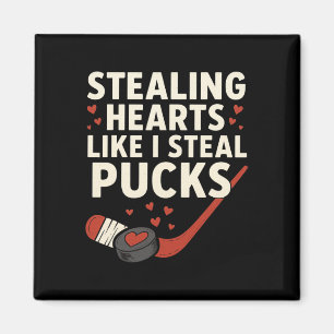 Stiehlt Herz wie ich Pucks stiehl Valentinstag H Magnet
