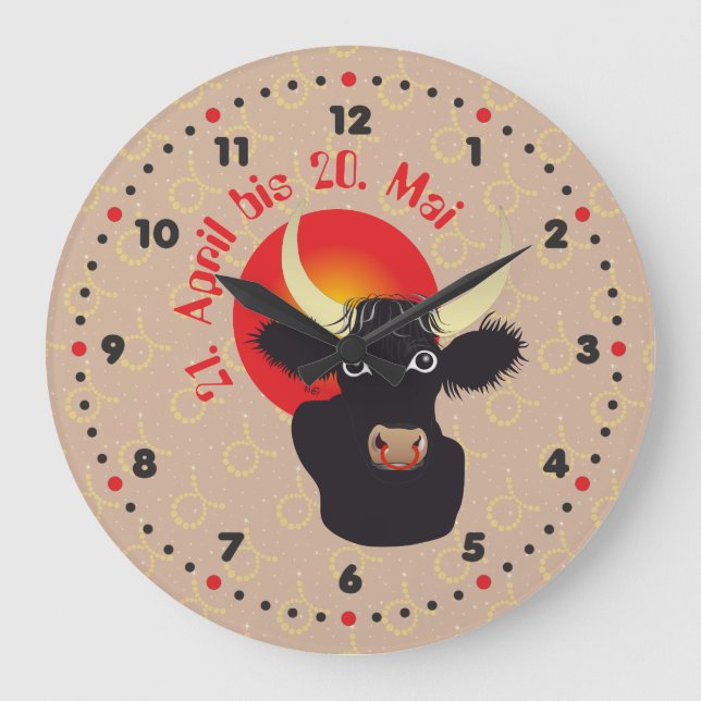 Stier 21. April bis 20. Mai Uhr (Vorderseite)