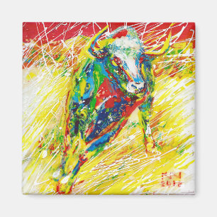 Stier 3 von Natalia KURUCH Magnet