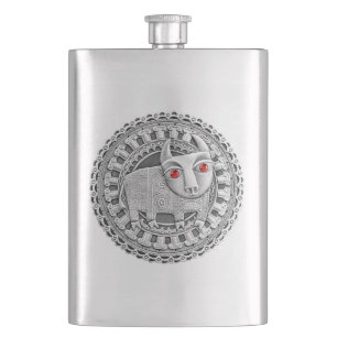 Stier 8 Unze. Flasche Flachmann