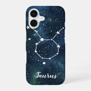 Stier Astrologisches Sternzeichen Sternbild iPhone 16 Hülle