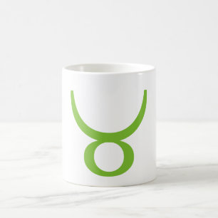 Stier-astrologisches Symbol, Tierkreis-Tasse Tasse