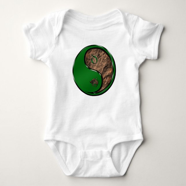 Stier Baby Strampler (Vorderseite)
