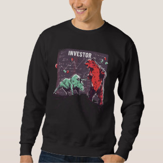 Stier Bär Börse Investor Dividende Kaufe A Sweatshirt